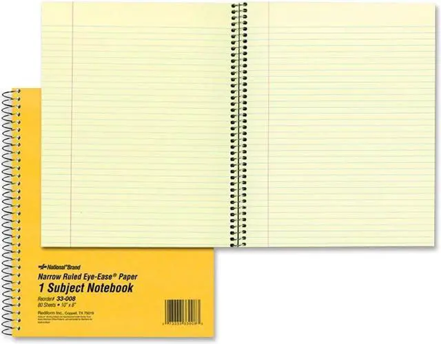 Alt view image 2 of 20 - National Notebook,Wrbnd,10x8,N/Rl 33008
