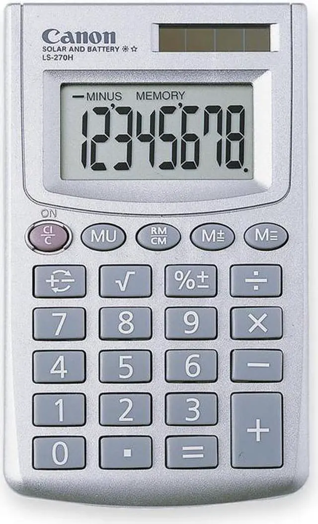 Alt view image 2 of 5 - Canon LS-270H Handheld Calculator