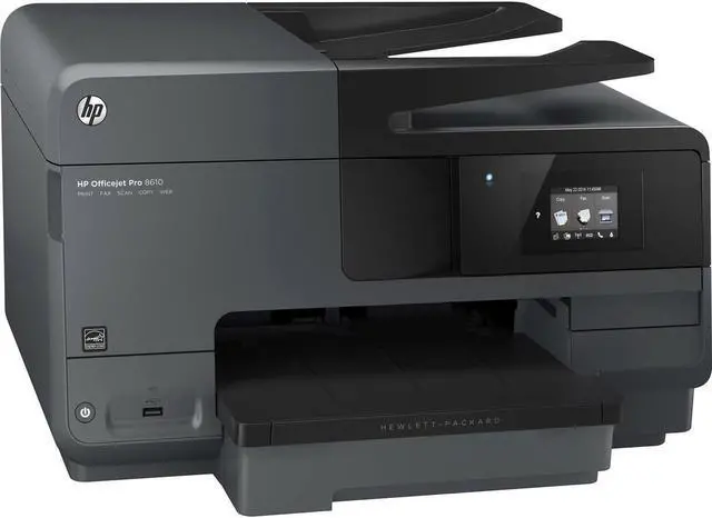 Alt view image 3 of 4 - HP Officejet Pro 8600 8610 Inkjet Multifunction Printer - Color - Pla