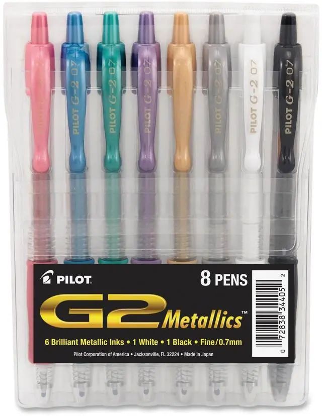 Alt view image 2 of 2 - Pilot G2 Metallics Assorted Ink Pens