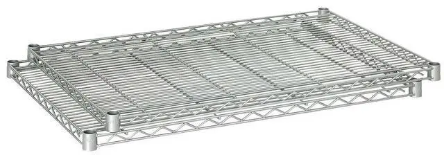 Alt view image 2 of 2 - Safco 5290GR Industrial Extra Shelf Pack -36w x 24d x 1.5h - Steel, Metallic Gray - 2/Pack