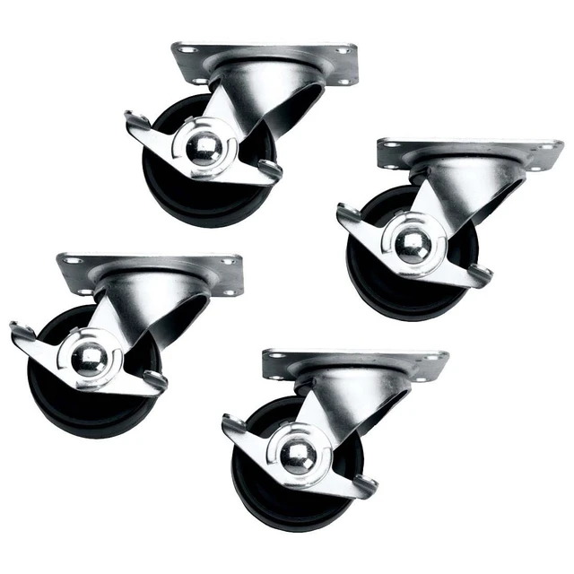 Alt view image 2 of 3 - Casters (4) For Slim 5 Racks (2 Locking)