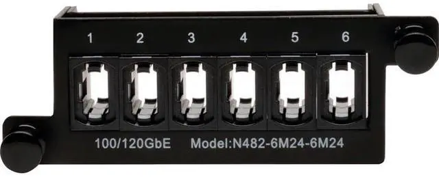 Alt view image 5 of 15 - Tripp Lite 100Gb/120Gb Pass-through Cassette - Fiber optic cassette - MTP/MPO X