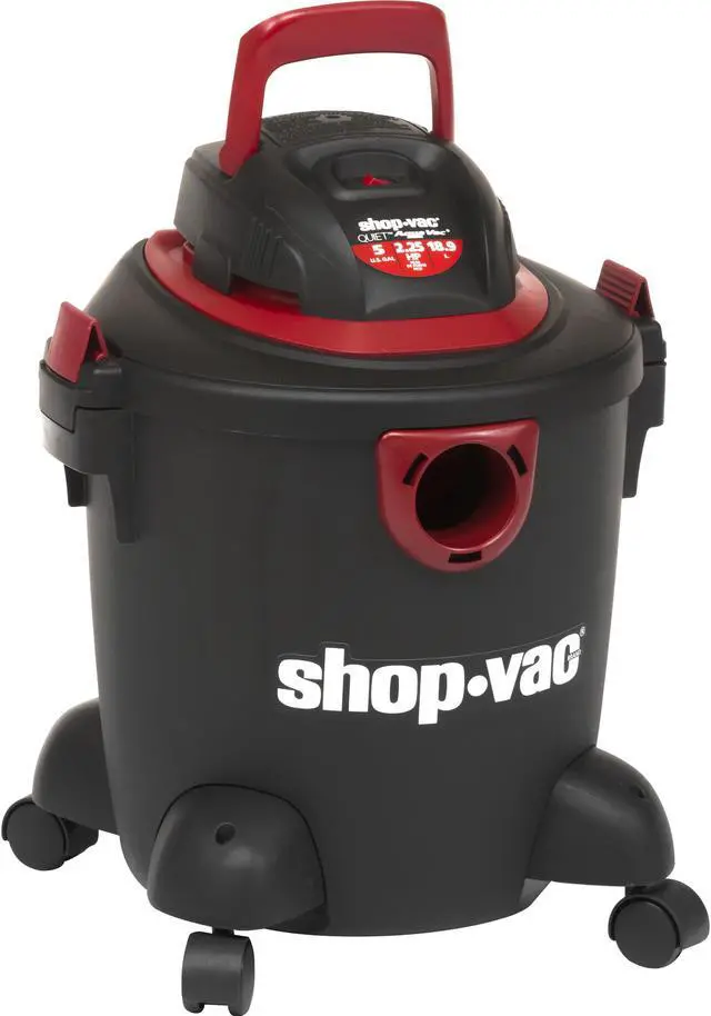 Alt view image 2 of 9 - Shop-Vac 2030500 5 Gallon 2.0 Peak HP Quiet Series Wet/Dry Vacuum