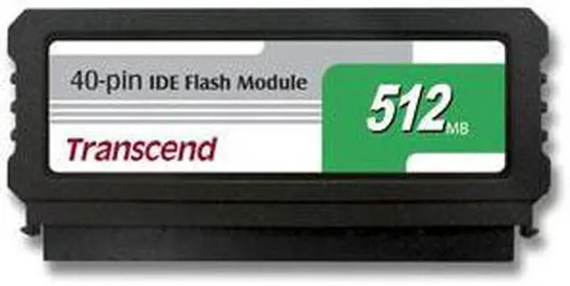 Transcend 512MB IDE Flash Module (40Pin Vertical) IDE Flash Module ...