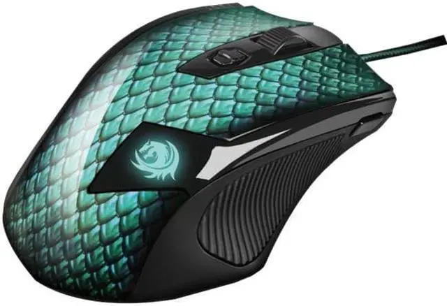 Alt view image 6 of 6 - Sharkoon 000SKDMB Drakonia Gaming Mouse - Black Edition