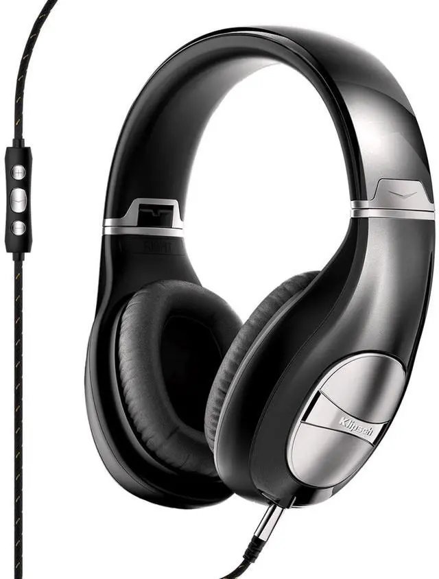 Alt view image 4 of 5 - Klipsch STATUS Over-Ear Headphones with Remote + Mic (Black)