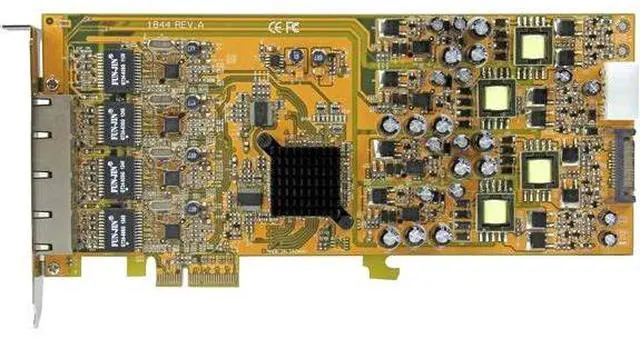 Alt view image 3 of 9 - StarTech.com 4 Port Gigabit Power over Ethernet PCIe Network Card - PSE / PoE PCI Express NIC
