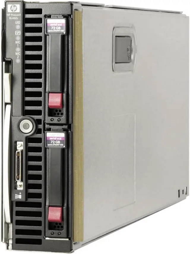Alt view image 2 of 3 - HP ProLiant BL460c Intel Xeon E5440 2.83 GHz 2GB DDR2 Blade Server (459484-B21) Intel Xeon E5440 (4 core, 2.83 GHz) 2GB (2 x 1GB) FBD DDR2-667 459484-B21