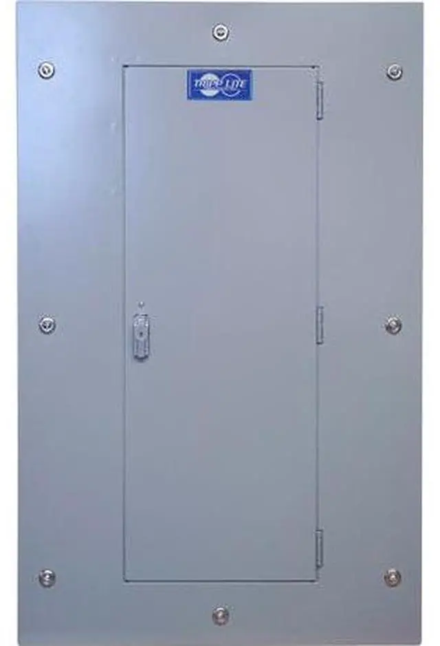 Alt view image 2 of 4 - Tripp Lite SU40KMBPKX 3-Breaker Maintenance Bypass Panel with Kirk Key Interlock