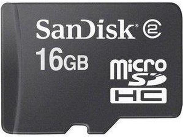 SanDisk 16 GB microSDHC Flash Memory Card SDSDQ-016G (Bulk Packaging) -  Class 4