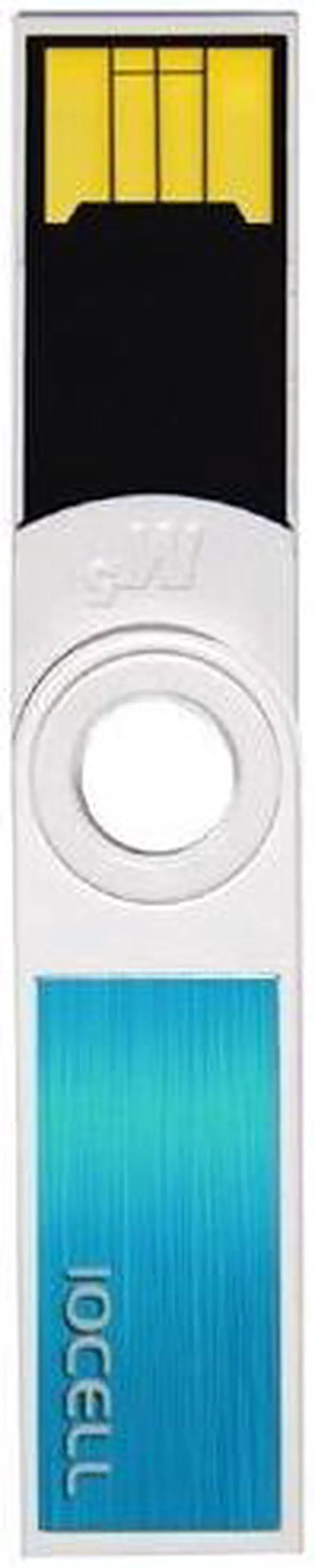 Main image of IOCELL Networks NetDISK 4GB USB 2.0 Flash Drive (White & Blue) M5 (FM54WBL)