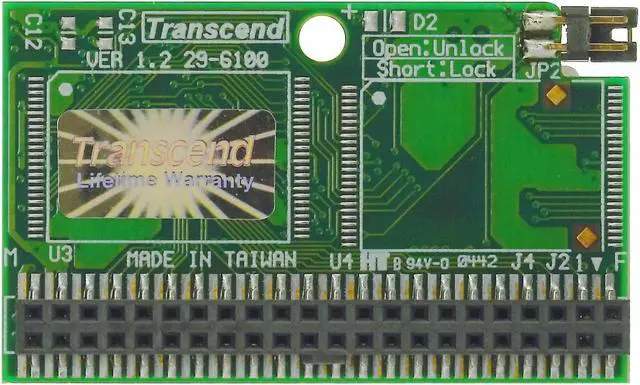 Main image of Transcend 64MB IDE Flash Module (44Pin Horizontal) IDE Flash Module Model TS64MDOM44H