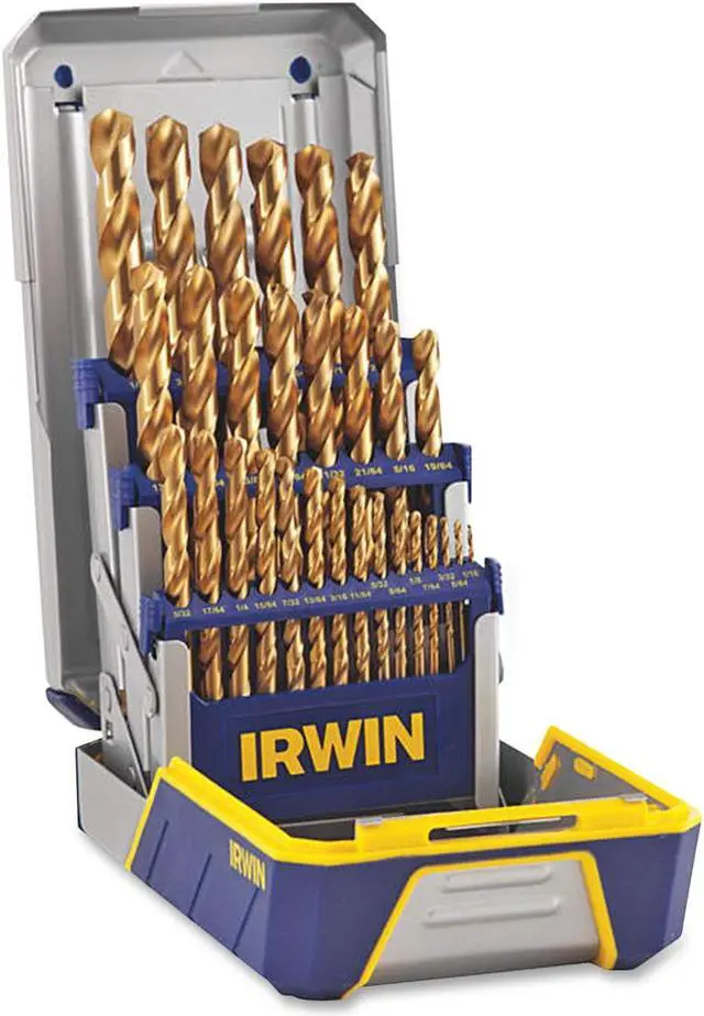 Alt view image 7 of 11 - Irwin Hanson 3018002 29-Piece Cobalt M-35 Metal Index Drill Bit Set