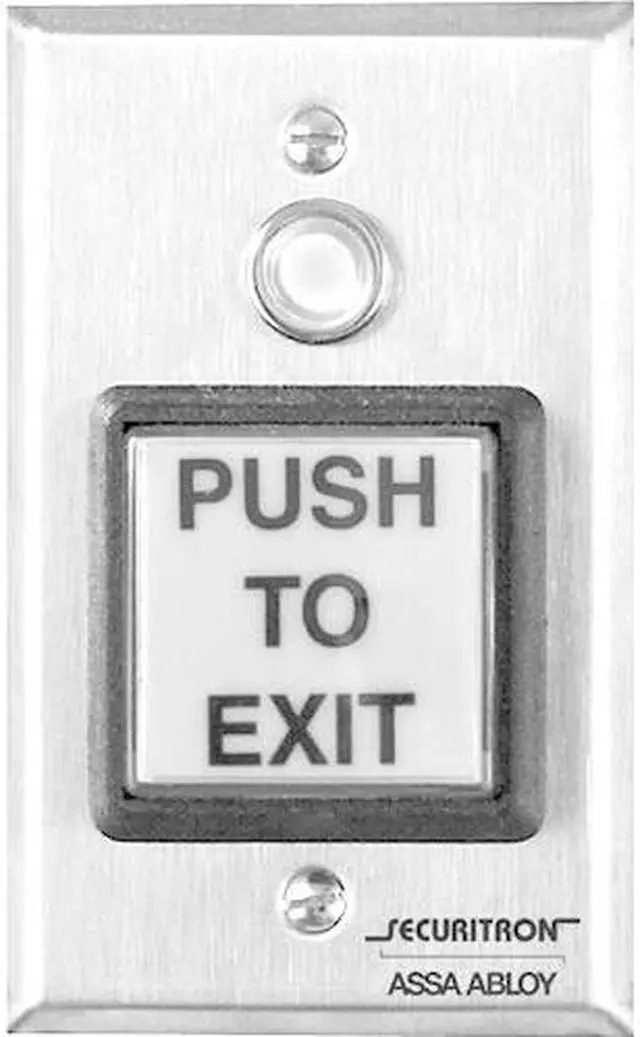 Alt view image 3 of 6 - SECURITRON PB2 Push to Exit Button, Wall Mounted