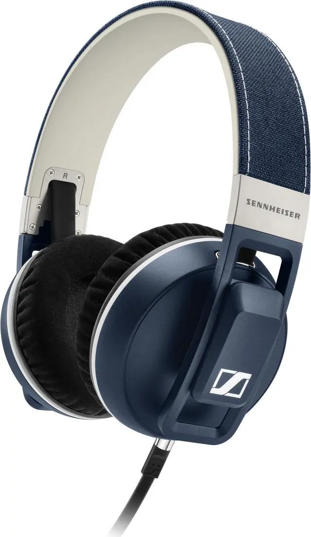 Alt view image 4 of 9 - Sennheiser Urbanite XL Over-Ear Headphones with iPhone Remote (Denim)