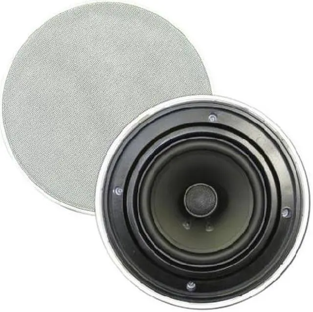 Alt view image 6 of 10 - Theater Solutions TSQ670 Flush Mount 70 Volt Speakers with 6.5" Woofers In Ceiling
