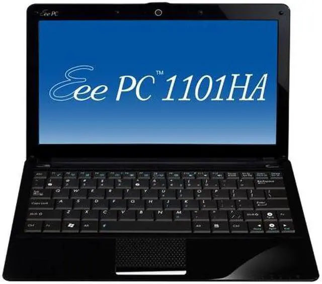 Main image of ASUS Eee PC 1101HA (Seashell) 1101HA-MU1X-BK Black Intel Atom Z520 11.6" WXGA 1GB Memory 160GB HDD NetBook