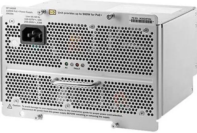 Alt view image 3 of 7 - HP 5400R 1100W POE+ ZL2 POWER SUPPLY