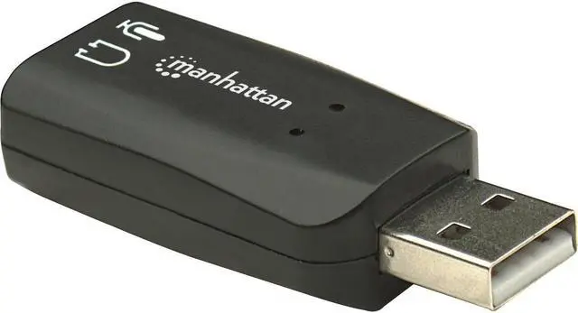 Alt view image 5 of 20 - MANHATTAN HI-SPEED USB 2.0 3-D SOUND ADAPTER IMPROVES AUDIO ACCESS AND PERFORMAN