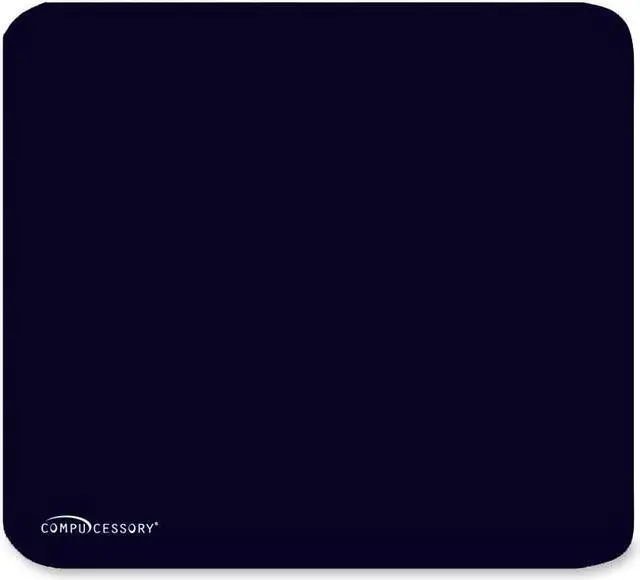 Alt view image 4 of 5 - Compucessory Economy Mouse Pad Nonskid Rubber Base 9-1/2"x8-1/2" Black 23617