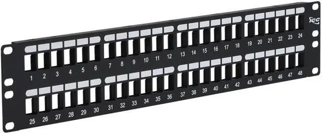 Main image of PATCH PANEL- BLANK- HD- 48-PORT- 2 RMS