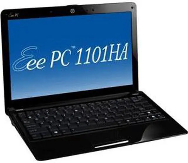 Alt view image 6 of 6 - ASUS Eee PC 1101HA (Seashell) 1101HA-MU1X-BK Black Intel Atom Z520 11.6" WXGA 1GB Memory 160GB HDD NetBook