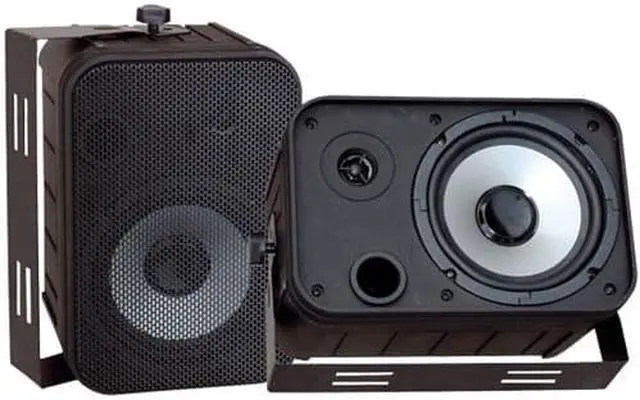 Main image of Pyle PylePro PDWR50B 250 W RMS - 500 W PMPO Indoor/Outdoor Speaker - 2-way - 2 Pack - Black