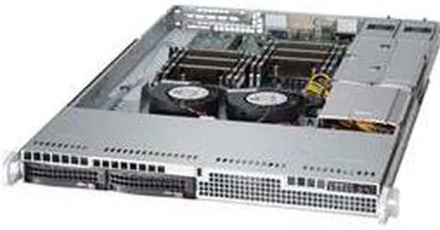 Alt view image 2 of 7 - Supermicro CSE-813LT-R500CB Chassis