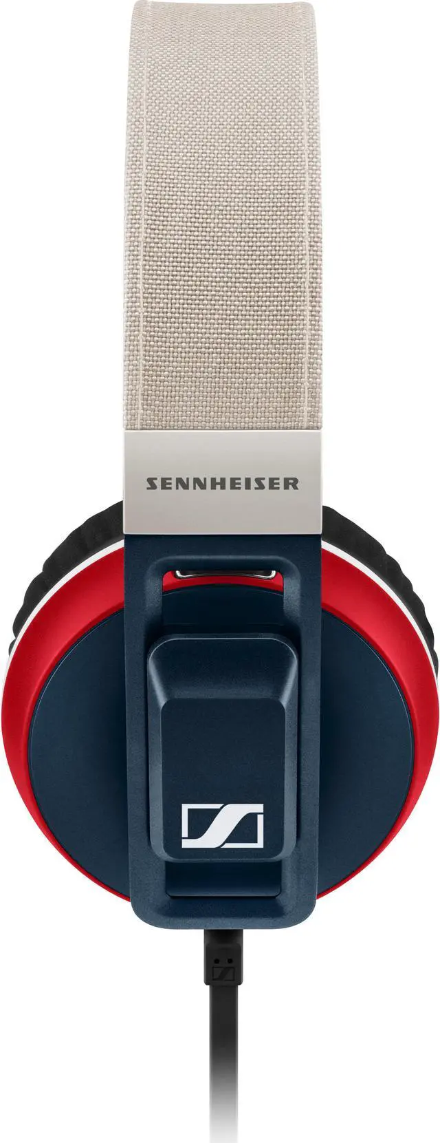 Alt view image 3 of 6 - Sennheiser Urbanite On-Ear Headphones with iPhone Controls (Red/Blue)
