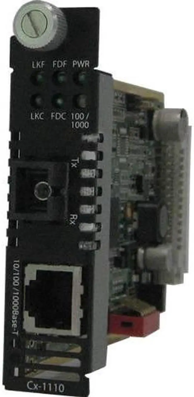 Alt view image 3 of 4 - Perle 10/100/1000 Media Converter Module Managed