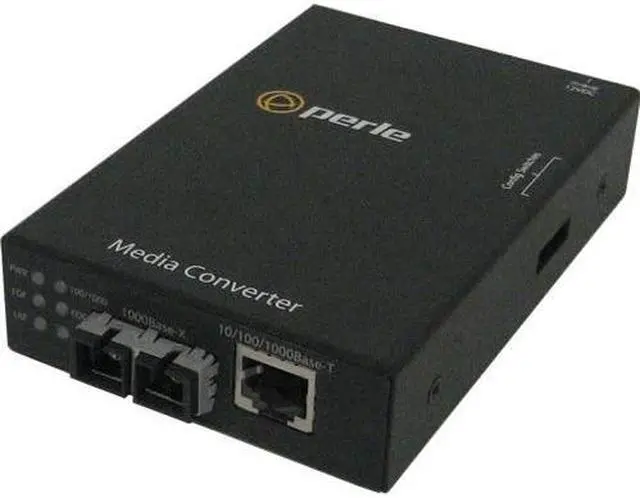 Alt view image 3 of 4 - Perle S-1110-M1SC05U - 10/100/1000 Gigabit Ethernet Media and Rate Converter