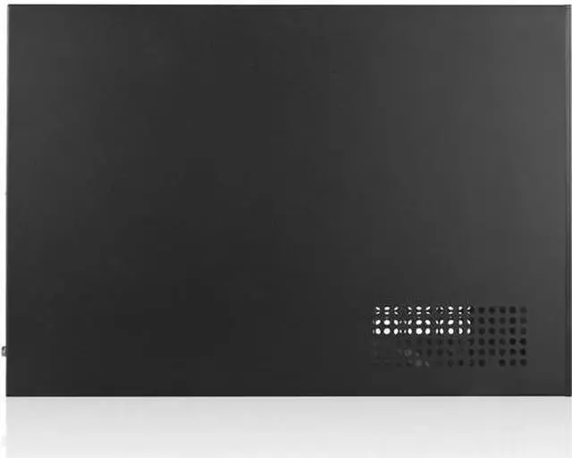 Alt view image 4 of 4 - iStarUSA S-35-B5SL Black Aluminum / Steel Tower Compact Stylish 5 x 3.5" Hotswap mini-ITX Tower - Silver HDD Handle