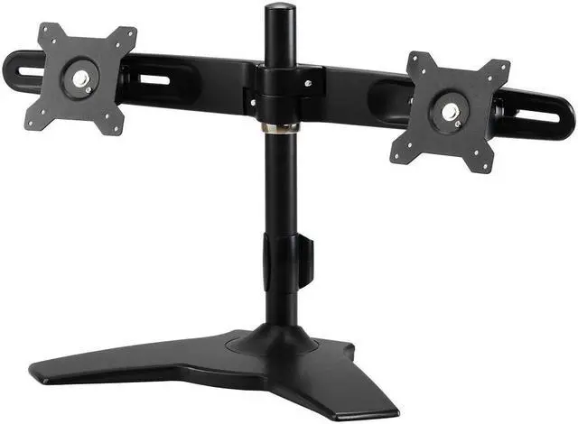 Main image of Amer Mounts Stand Based Dual Monitor Mount for two 15"-24" LCD/LED Flat Panel Screens