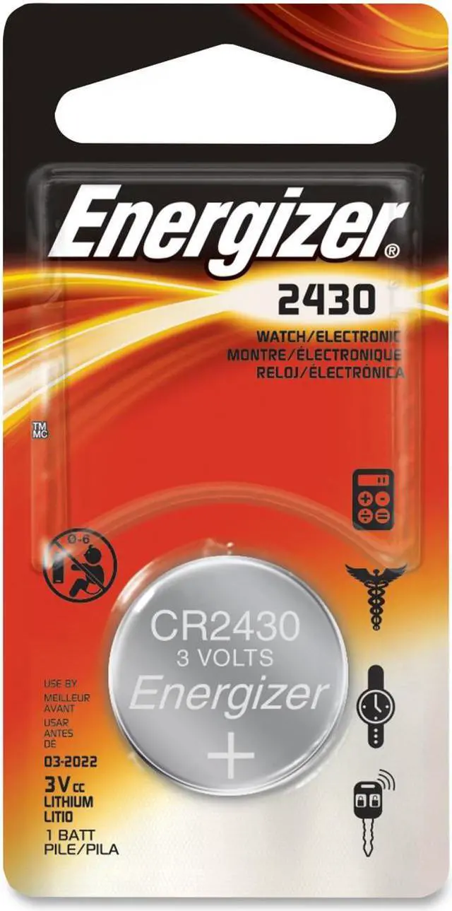 Alt view image 3 of 12 - ENERGIZER ECR2430BP Coin Cell,2430,3V