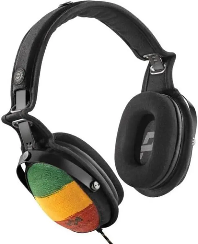 Alt view image 4 of 6 - The House of Marley Rise Up Rasta On-Ear Headphones