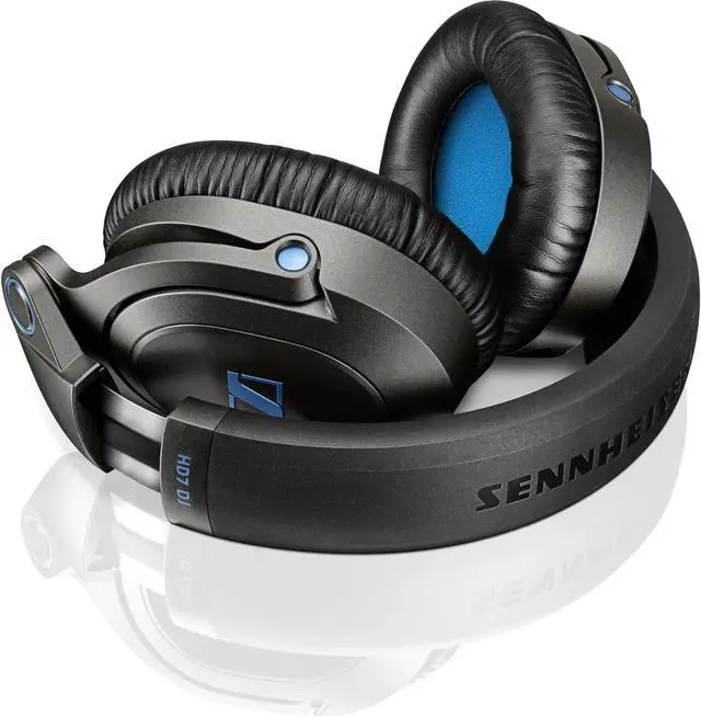 Alt view image 6 of 8 - Sennheiser HD7 DJ Headphones Closed Over-Ear (Black)