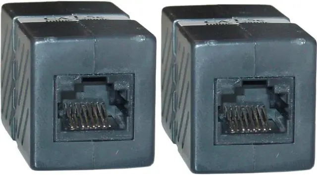 Alt view image 2 of 3 - CableWholesale 30X6-02400BK Cat 5e Coupler RJ45 Female  Unshielded - Black