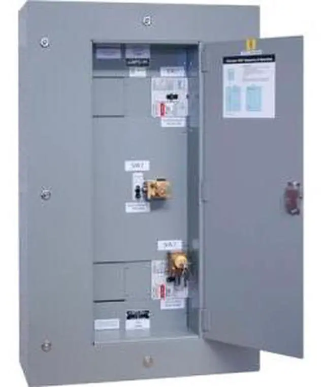 Main image of Tripp Lite SU40KMBPKX 3-Breaker Maintenance Bypass Panel with Kirk Key Interlock