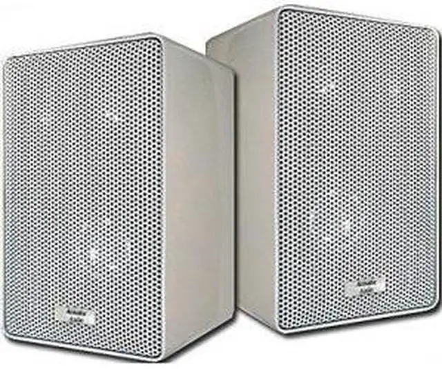 Alt view image 4 of 12 - Acoustic Audio 251W Indoor Outdoor 3 Way Speakers 400 Watt White Pair