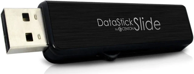 CENTON DataStick Slide 2GB USB 2.0 Flash Drive (Black) - Newegg.com
