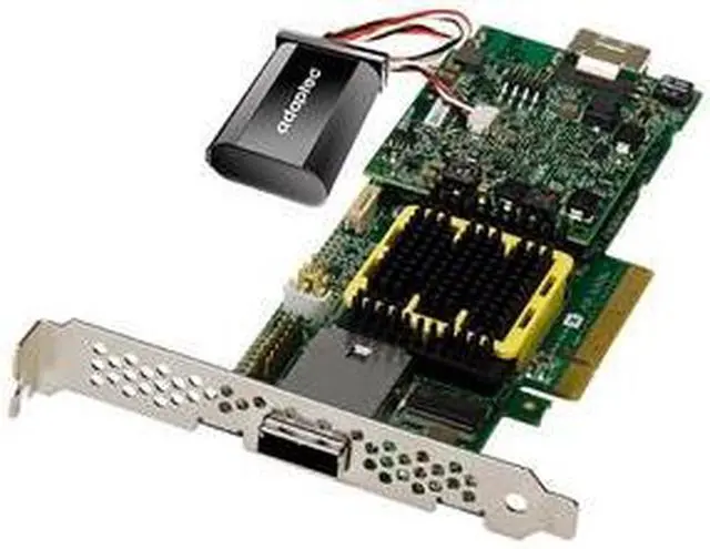 Main image of Adaptec RAID 5445Z 2267000-R SATA/SAS 8-port (4 internal,4 external) w/ 512MB cache memory Controller Card