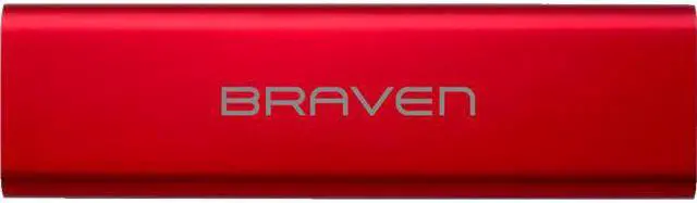 Alt view image 8 of 9 - Braven 570 Speaker System - 6 W RMS - Wireless Speaker(s) - Red