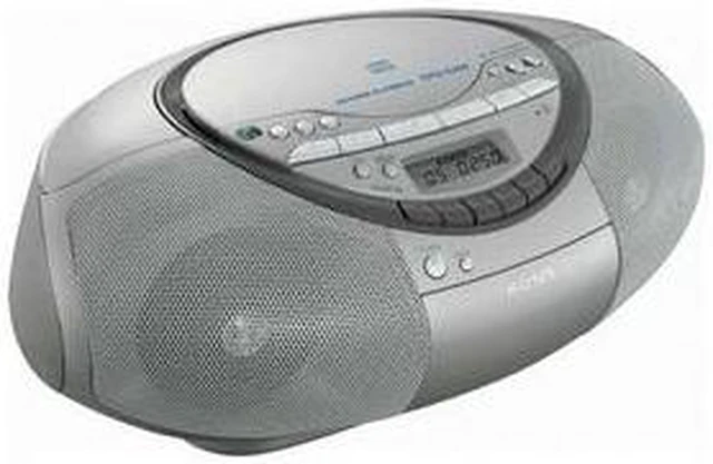 Alt view image 2 of 2 - SONY CD/Cassette/Radio 1-Disc Changer Boombox CFD-S350SILVER