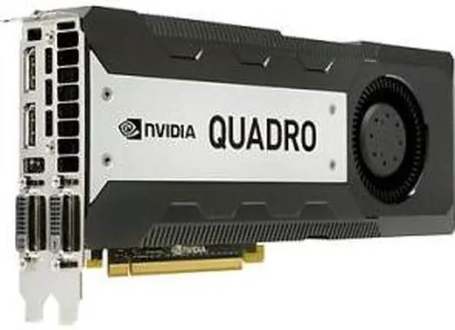 Alt view image 4 of 6 - HP Quadro K6000 C2J96AT 12GB 384-bit GDDR5 PCI Express 3.0 x16 Plug-in Card Graphics Card