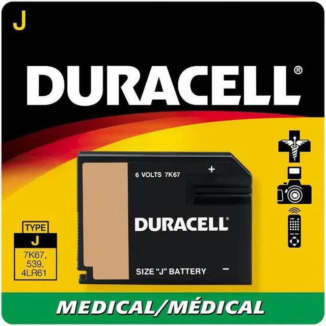 Alt view image 3 of 4 - Batt Alk 6V J 580Mah Mang Diox DURACELL Specialty Battery/Batteries 7K67BPK