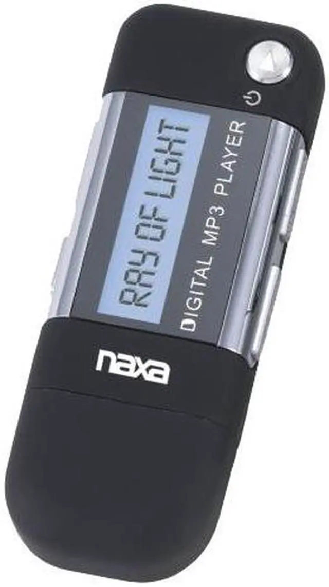 Alt view image 2 of 4 - Naxa MP3 PLayer 4GB Built in Flash Memory LCD Display Black - NM145BK
