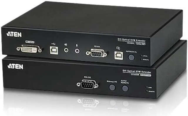 Alt view image 2 of 7 - Aten DVI Optical KVM Extender