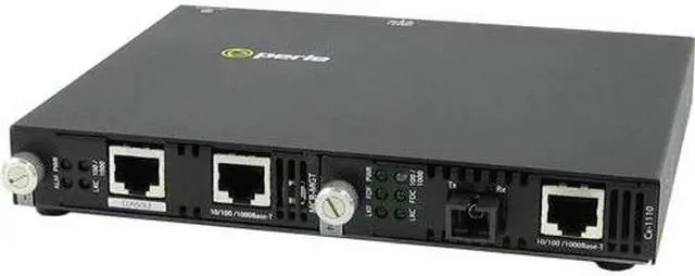 Alt view image 2 of 4 - Perle SMI-1110-M1SC05D Transceiver/Media Converter