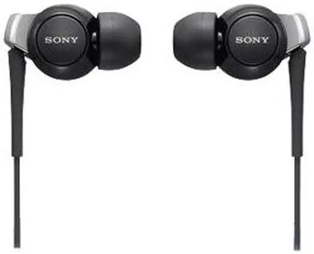 Alt view image 2 of 2 - SONY MDR-EX300/BLK 3.5mm Gold-Plated Connector Canal Black Premium Headphone